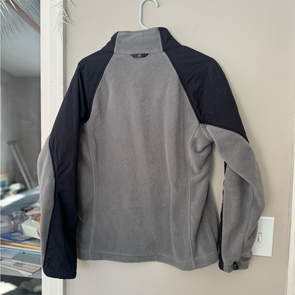 Columbia Full-Zip Fleece Jacket – Gray/Black (Women’s XL) - Picture 6 of 6